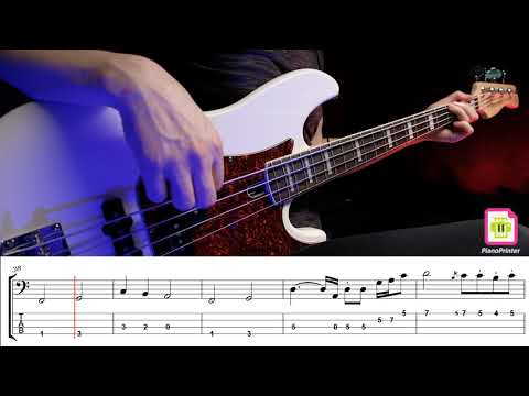 Видео: Ария - Осколок льда Bass Cover | Табы & Ноты