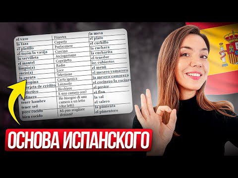 Видео: ЕСЛИ ЗНАЕШЬ ЭТИ СЛОВА - ЗНАЕШЬ ИСПАНСКИЙ!