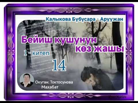 Видео: Калыкова Бүбүсара -Аруужан  Бейиш кушунун көз жашы   1 - китеп 14- бөлүм