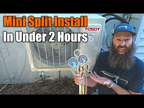 Видео: Как правильно установить мини-сплит-систему кондиционирования | Сэкономьте 2000 долларов | МАСТЕР...