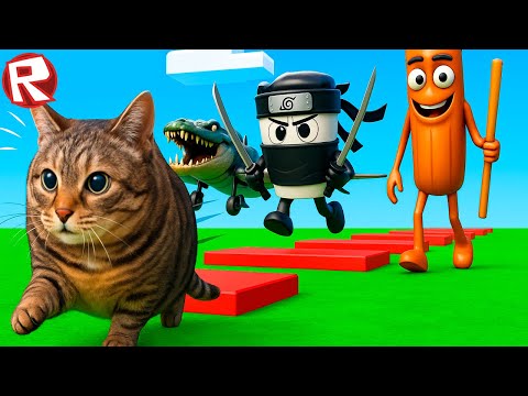 Видео: ПОБЕГ ОТ ПОПУЛЯРНЫХ МЕМОВ в ROBLOX