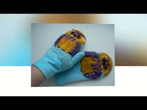 Видео: Мастер-класс "Шаблон для валяния варежек"  (Академия ДПИ г. Рязань)