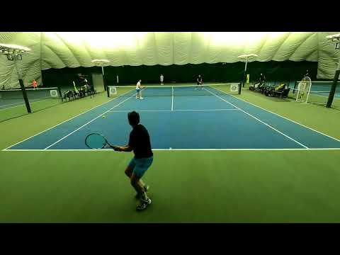 Видео: теннис пары || крепкая долбежка потных мужиков || 3.0 - 3.5 NTRP