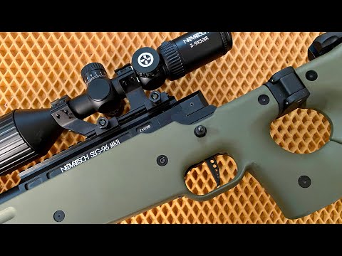 Видео: Страйкбольная снайперская винтовка SSG96 Mk2 от Novritch.