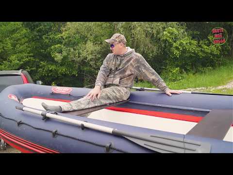 Видео: Лодка РИБ Fortis 430 обзор. Вскрытие самой большой посылки!))