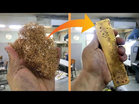 Видео: Что они делают с заусенцами, которые появляются при обработке золота?
