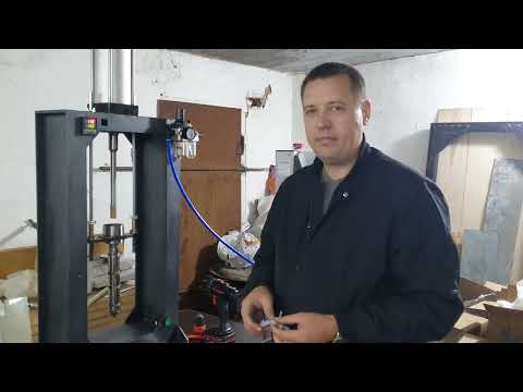 Видео: Пневмо ВЛМ / DIY Pneumatic injection molding machine