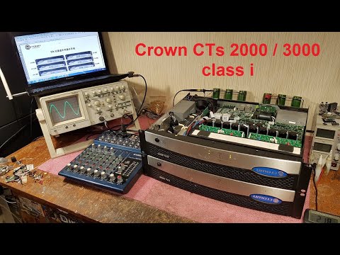 Видео: Crown CTs 2000, CTs 3000, CTs 1200, CTs 600 ремонт обзор усилителя Class I