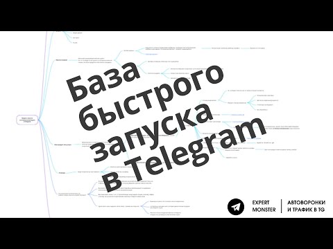 Видео: База быстрого запуска в Телеграм | Вебинар