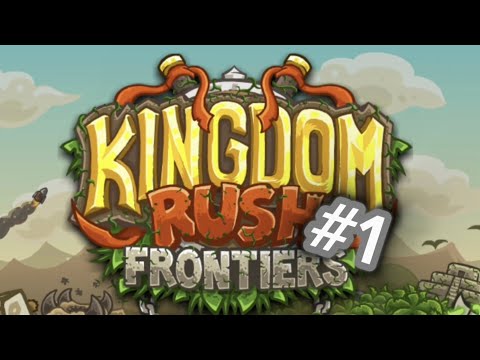 Видео: 1-е 4  уровня, Kingdom rush Frontiers