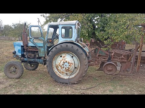 Видео: Осенняя пахота на т-40