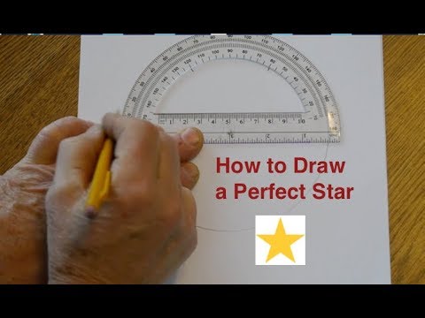 Видео: Нарисуй идеальную звезду