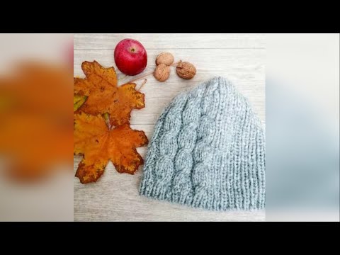 Видео: Шапка из толстой пряжи. Легко! Часть 2
