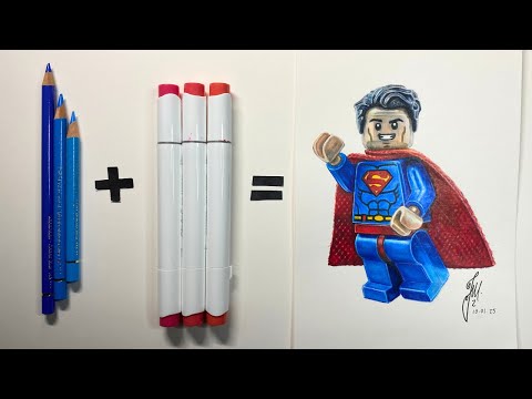 Видео: Как использовать маркеры и цветные карандаши для создания ПОТРЯСАЮЩИХ рисунков