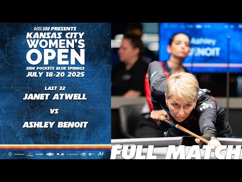 Видео: Джанет Этвелл против Эшли Бенуа | Последние 32 | Открытый чемпионат Канзас-Сити по женскому теннису