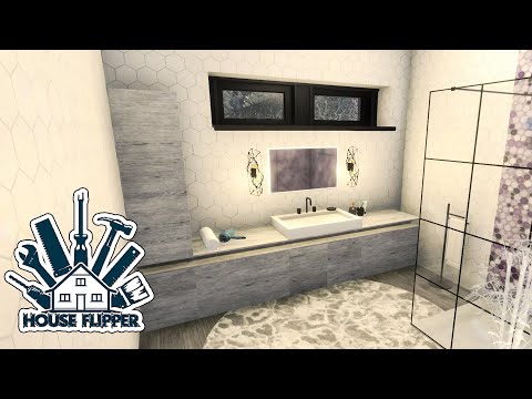 Видео: Модная ванная комната в хаус флиппер ВЛАСТА HOUSE FLIPPER