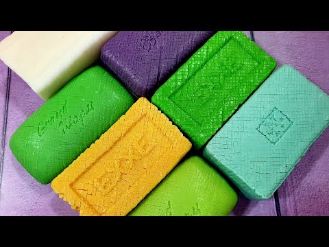 Видео: ASMR SOAP l Режу сухое мыло на кубики l Сutting dry soap into cubes l No talking. 4K
