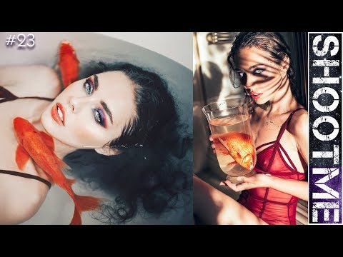 Видео: Идеи для фотосессии || Рыбки в ванной || Shooting ideas with animals