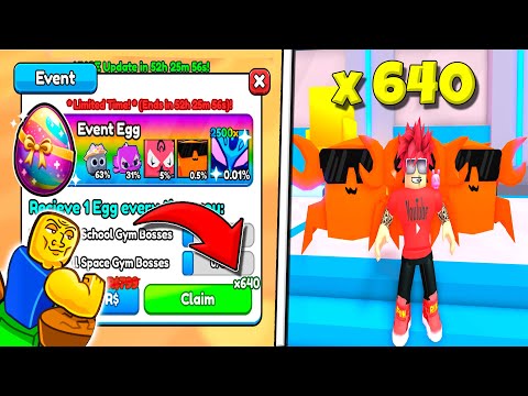 Видео: ОТКРЫЛ 640 НОВЫХ ИВЕНТОВЫХ ЯИЦ И ОФИГЕЛ ЧТО ВЫПАЛО В Arm Wrestle Simulator ROBLOX