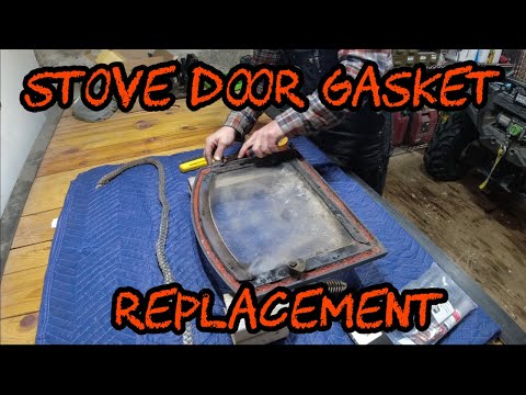 Видео: #171 Замена изношенной прокладки дверцы дровяной печи