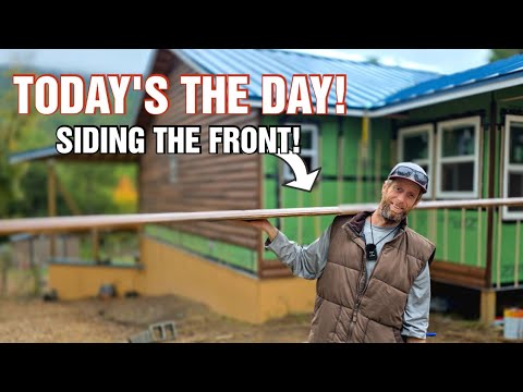 Видео: СЕГОДНЯ НАСТУПИЛ ДЕНЬ! НАЧИНАЕТСЯ ОБШИВКА ФАСАДА НАШЕГО ДОМАШНЕГО ДОМА!