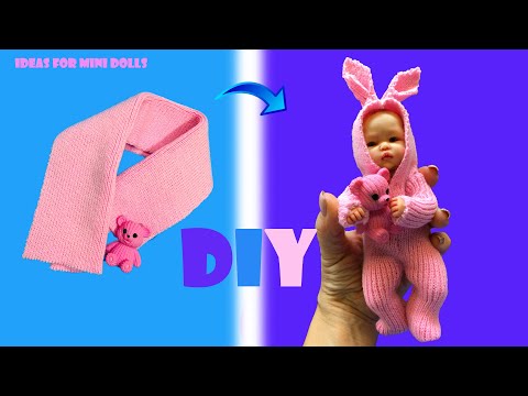 Видео: DIY How to sew a jumpsuit for a mini reborn doll | Как сшить комбинезон для куклы мини реборн