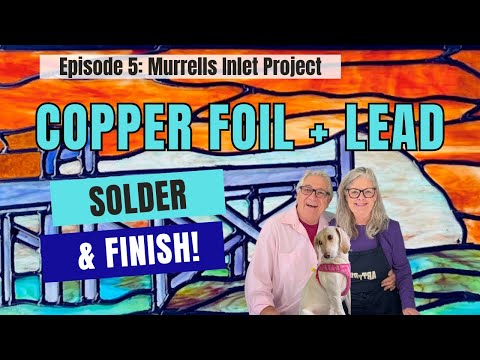 Видео: Витражное окно из медной фольги и свинца