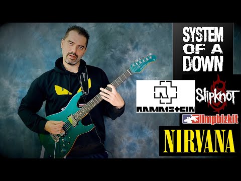 Видео: 5 риффов для новичков в пониженном строе на электрогитаре (с табами)