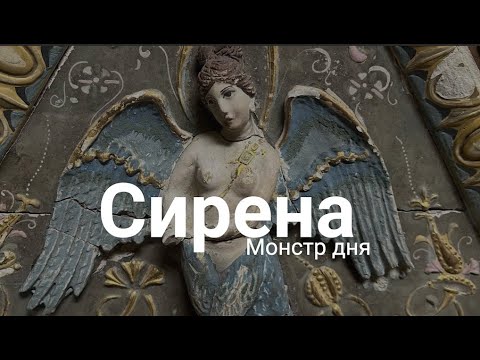 Видео: Сирена. Миксоморфное существо с головой женщины и телом птицы
