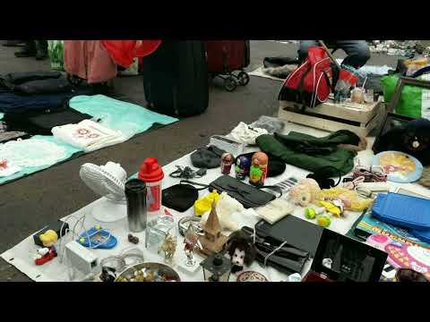 Видео: Блошиный рынок   С Петербург