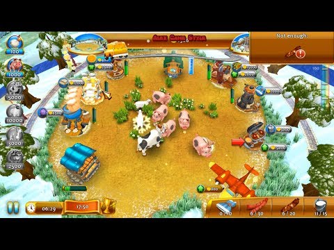 Видео: Farm Frenzy 4 (Confectioner Level 10) only GOLD Веселая ферма 4 (Кондитер Уровень 10) Золото