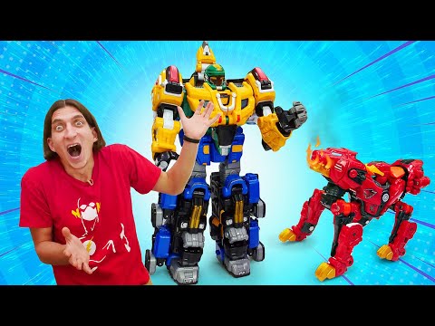 Видео: Новые роботы трансформеры! Мегамамонт - видео распаковка. Металионы против корпорации Сигма.