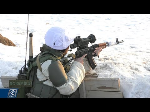 Видео: Боевые стрельбы в десантно-штурмовых войсках | Әскер KZ