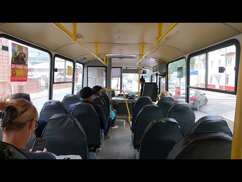 Видео: 4K. На автобусе ПАЗ вектор. Russian bus.俄罗斯巴士 /ruso