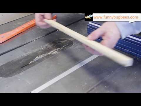 Видео: Как сделать рамы Лангстрота с помощью только циркулярной пилы, часть 1 из 3 — верхние планки