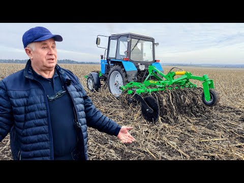 Видео: Січень❄️ нова Колісниця Велес Агро із МТЗ 82 по кукурудзі😳