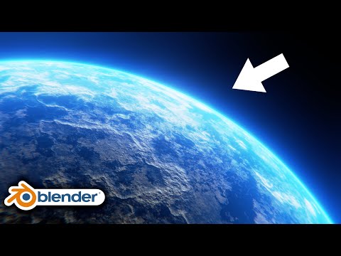 Видео: Как создать атмосферу планеты в Blender 🌎 (урок)