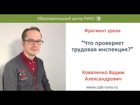 Видео: Что проверяет трудовая инспекция?