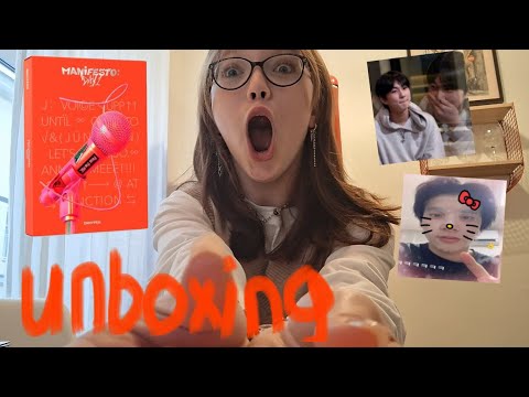 Видео: распаковка альбома enhypen - manifesto day 1 🎤🧡
