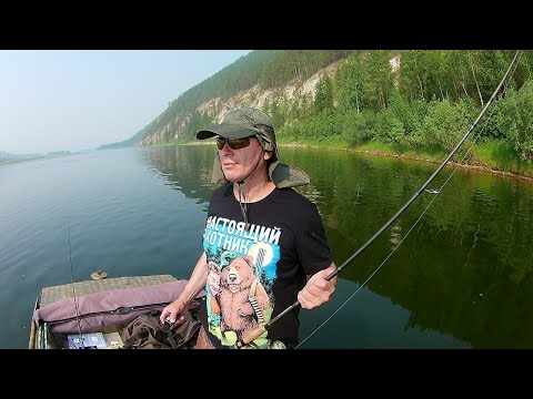 Видео: Ловля ленка на мышь, река Киренга