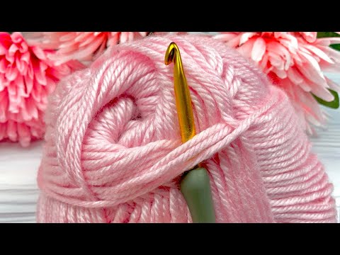 Видео: Забудьте все узоры крючком, которые вы видели! Эта вязка крючком такая легкая и симпатичная!