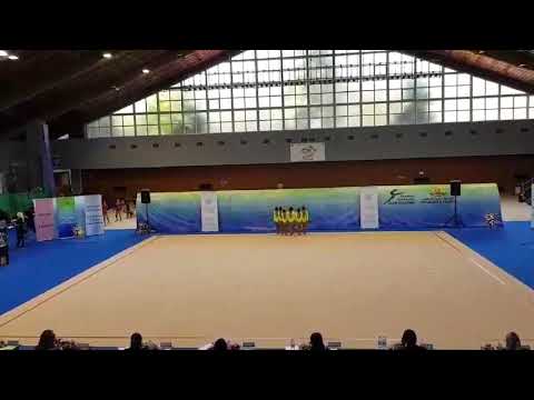 Видео: Държавно първенство по естерическа и групова гимнастика 2020, клуб Академик 9-10г.