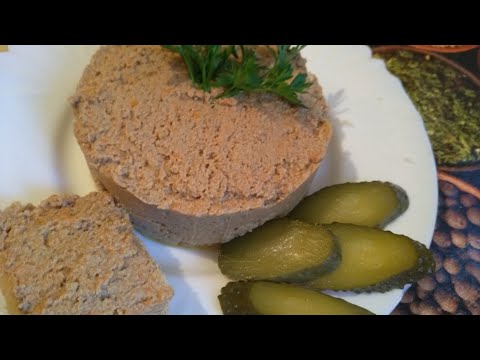 Видео: паштет из свиной печени. самый БЫСТРЫЙ рецепт.