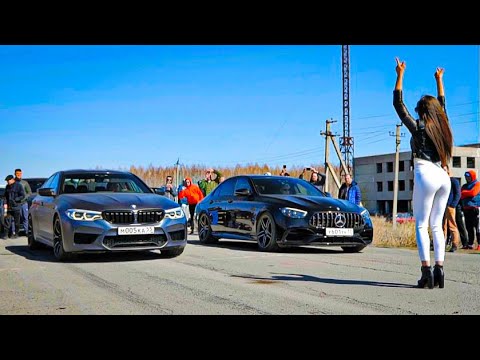 Видео: ТИТАНЫ: AMG E63s v BMW M5 Competition | Mercedes-AMG E53 vs BMW X5M + Mitsubishi Evo 9