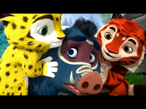 Видео: 🐯 Лео и Тиг 🦁 — Плохая примета — Серия 21 — Развивающий мультфильм о животных