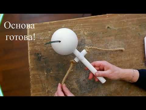 Видео: Мастер-класс "Изготовление тростевой куклы"