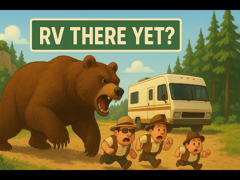 Видео: 🐻 НЕОЖИДАННЫЙ ГОСТЬ В ЛЕСУ | ВЕСЁЛОЕ ПРИКЛЮЧЕНИЕ У КОСТРА