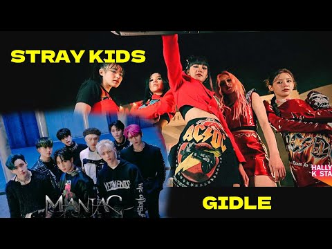 Видео: РЕАКЦИЯ Stray Kids "MANIAC" | GIDLE - 'TOMBOY'  REACTION