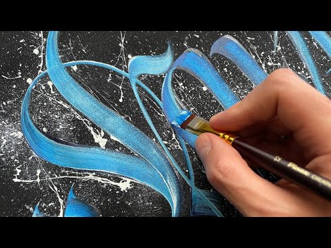 Видео: Как нарисовать градиент / Цветная Каллиграфия