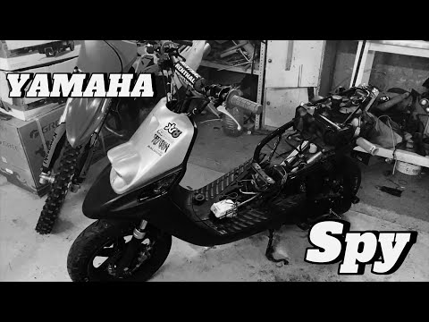 Видео: РЕМОНТ YAMAHA BWS SPY:установка цпг